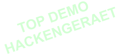 TOP DEMO  HACKENGERAET